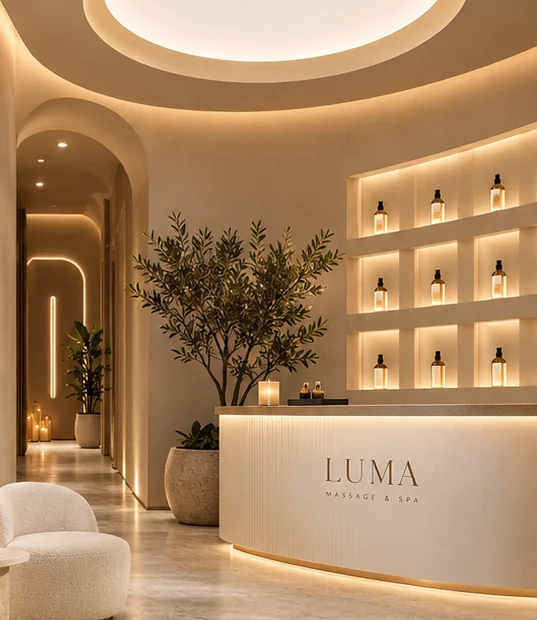 Luma концепт за топол прием и lounge